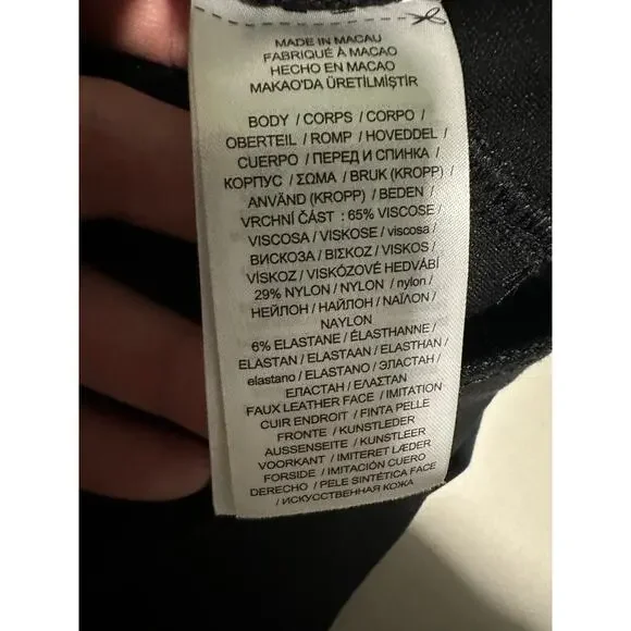 Lauren Ralph Lauren Pants Women’s Medium Black Riding Pants Pull On Legging - Picture 6 of 7